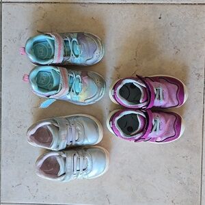 3 Strite Rite Girls 7 Wide or Extra Wide Shoes